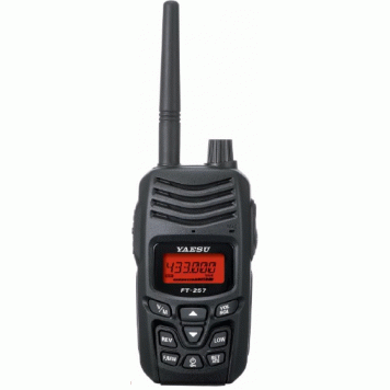 Портативная радиостанция YAESU FT-257 R/FNB-124Li/PA-48C (420-470МГц), 1300 Мач, 5Вт