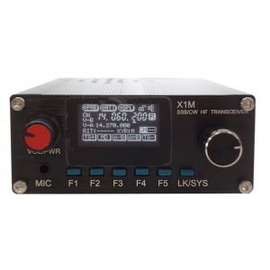 Базово-мобильный КВ трансивер XIEGU X1M SSB/CW  HF PLATINUM EDITION (0,05-30МГц), 20 Вт, микрофон