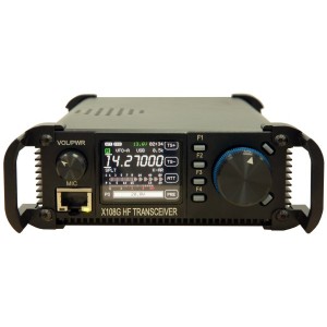 Базово-мобильный КВ трансивер XIEGU X-108 G версия Deluxe (0,5-30МГц), 20 Вт, USB-кабель, кабель пит