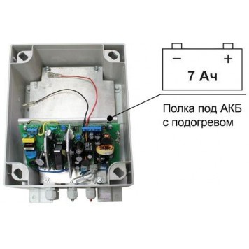 Источник вторичного электропитания резервированный, Бастион, SKAT-V.12/(5-9) DC-25VA исп.5