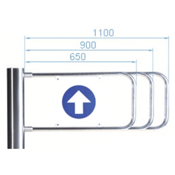Створка для калитки, PERCo, PERCo-AG-1100